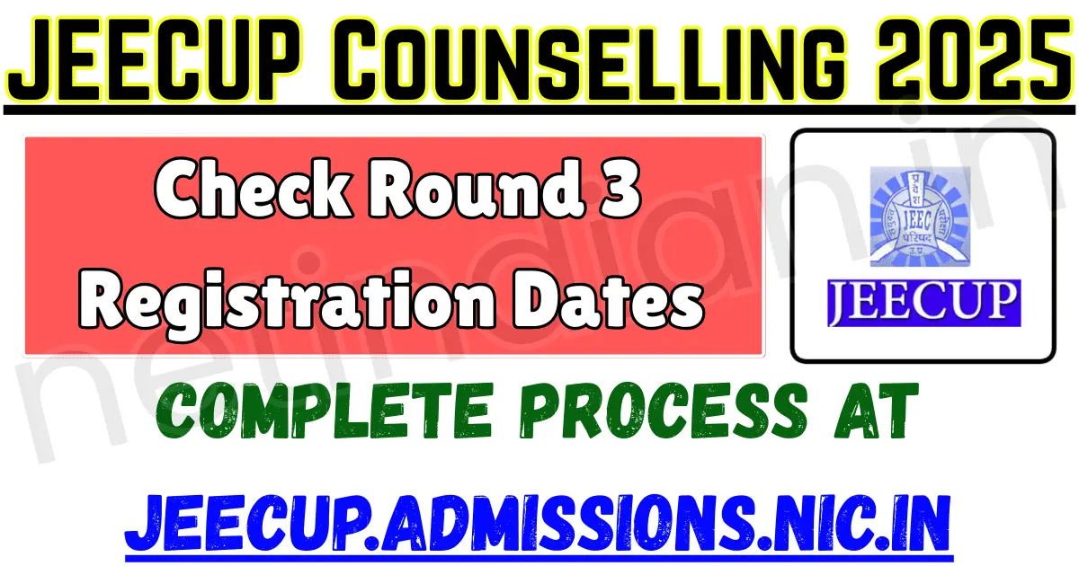 JEECUP Counselling 2025