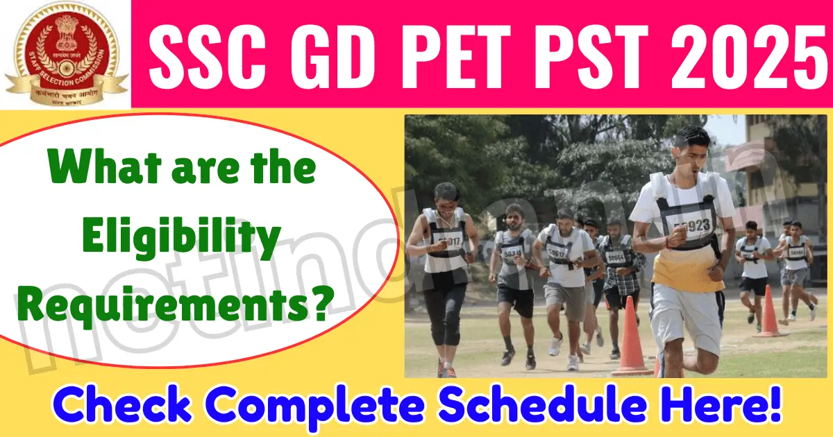 SSC GD PET PST