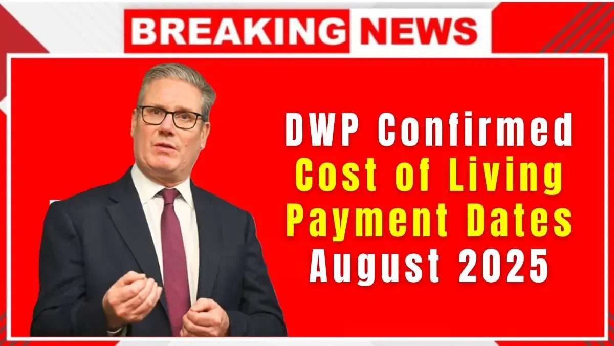 DWP Confirmed Cost of Living Payment