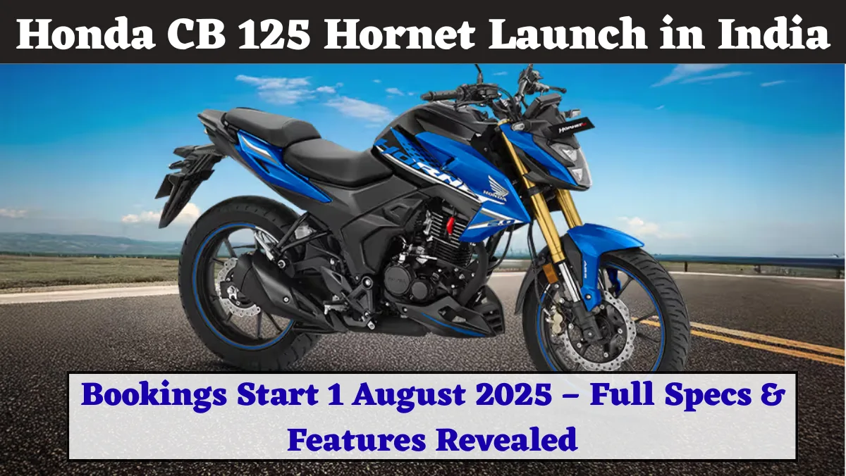 Honda CB 125 Hornet Launch in India