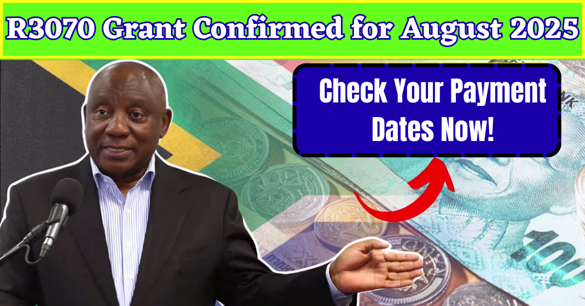 R3070 Grant Confirmed for August 2025