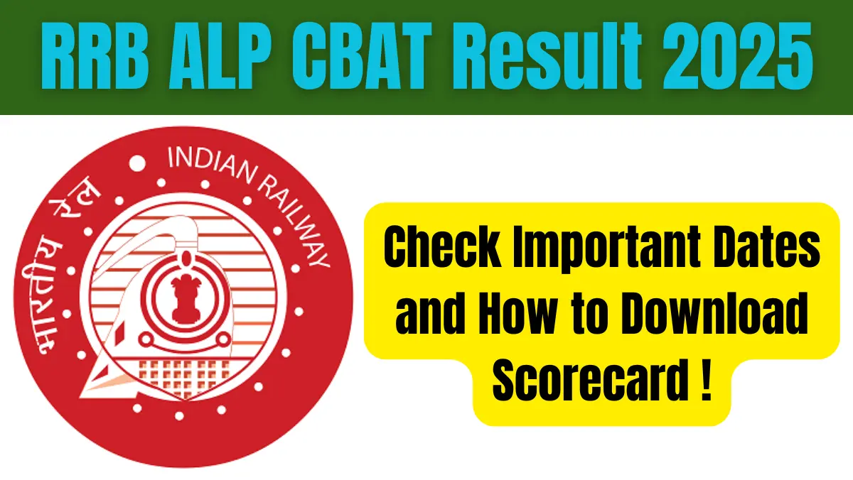 RRB ALP CBAT Result 2025