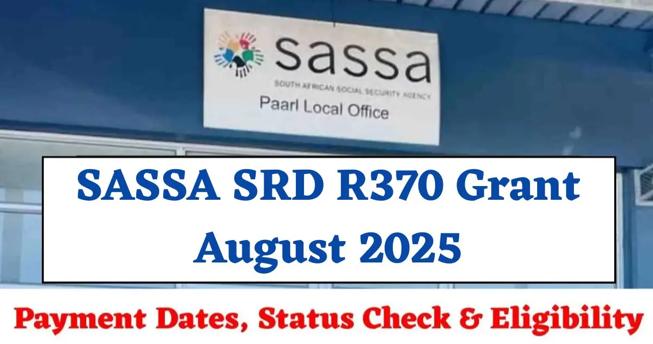 SASSA SRD R370 Grant August 2025