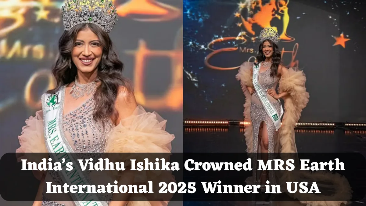 Vidhu Ishika Crowned MRS Earth International 2025