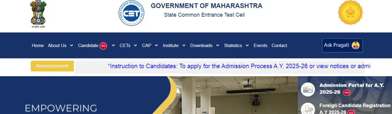 MHT CET 2026 Registration
