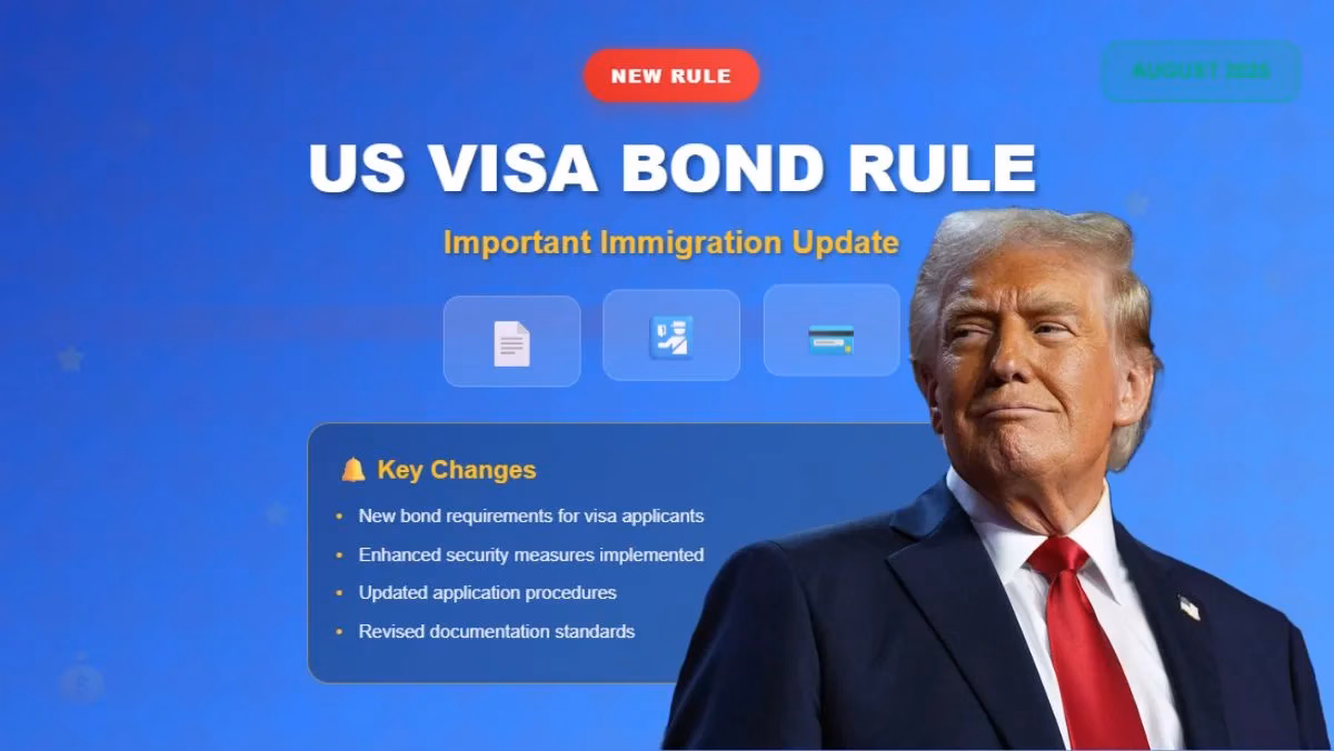 New US Visa Bond Rule from August 2025