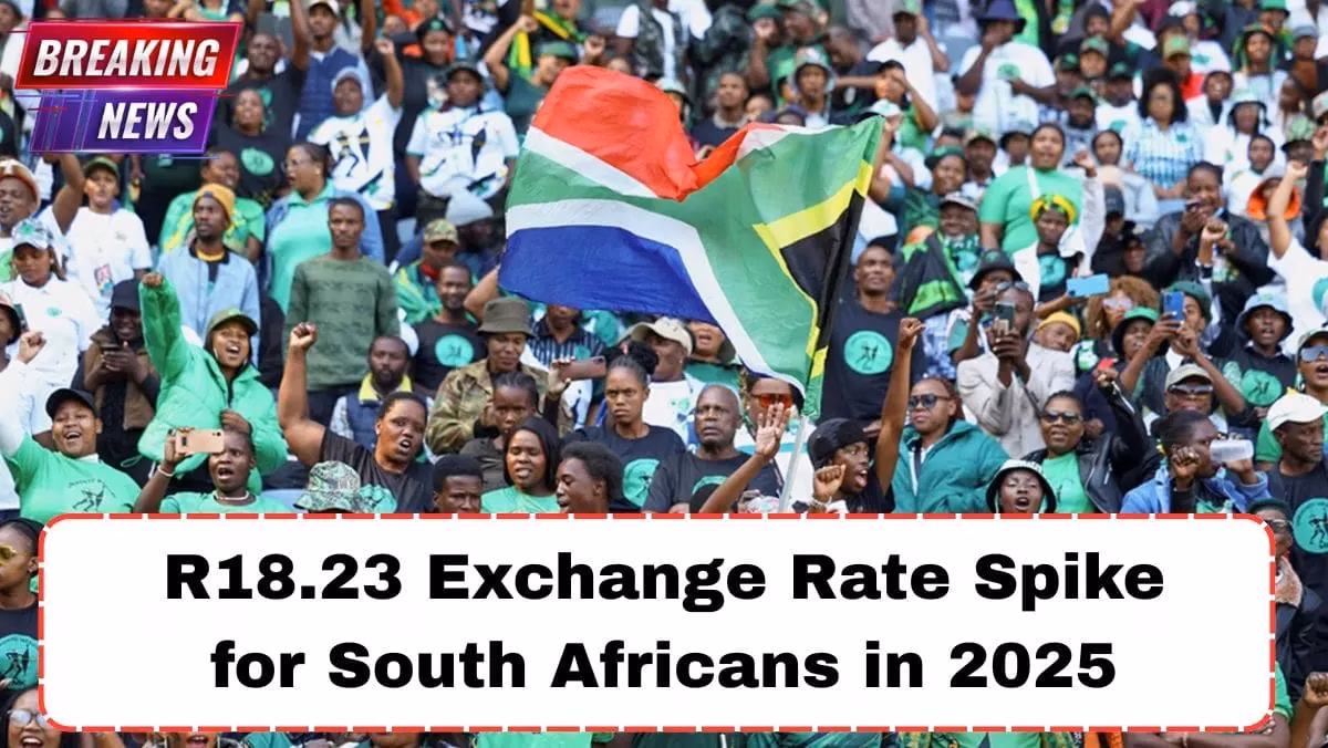 R18.23 Exchange Rate Spike for South Africans in 2025